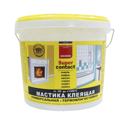 Мастика клеящая NEOMID Supercontact 9,0кг (+1300 до -50 С)