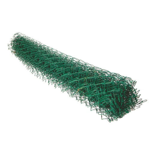 Сетка рабица с ПВХ покрытием ячейка 50х50мм, 1,5х10м, D=2,6мм зелёный