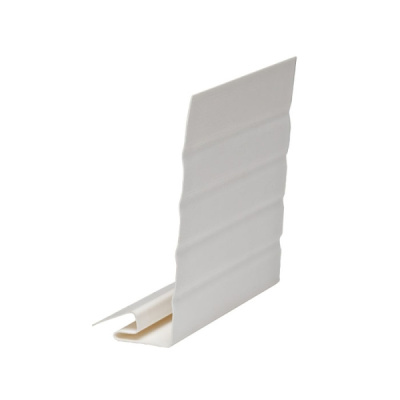 Ветровая доска д/сайдинга винилового СИДЕЛЮКС 3,05х0,07м белый