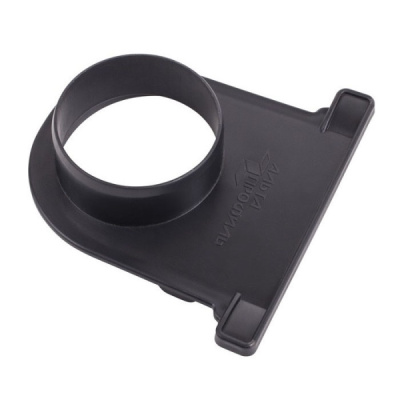 Заглушка канала торцевая 110 с отводом