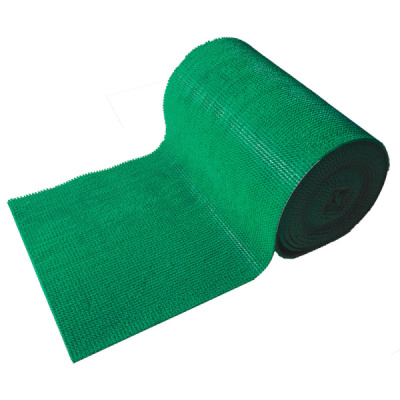 Коврик-дорожка VORTEX на противоскользящей основе ТРАВКА зелёный 0,9х15м